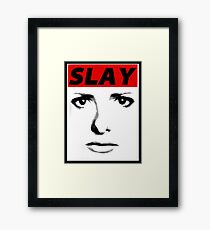 Buffy - Slay Framed Print