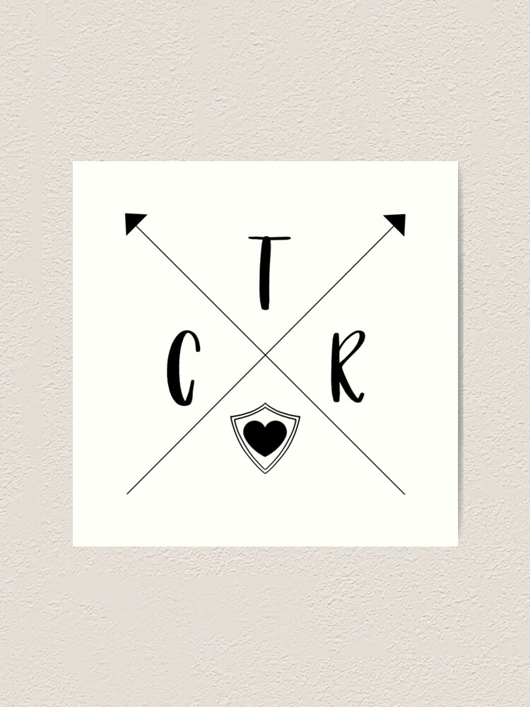 Alternate view of CTR Arrows Art Print