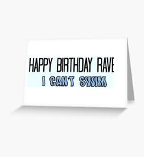 Happy Birthday Raven Vine Greeting Card