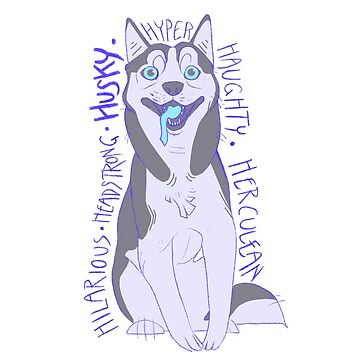 Artwork thumbnail, Husky Alliteration by discher