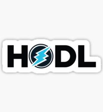 HODL ETN Electroneum - Münze der Kryptowährung Sticker