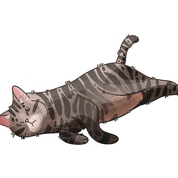 Artwork thumbnail, Lazy Tabby Cat by FelineEmporium