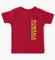 Romanian National Deluxe Jersey Inspired Kids Tee