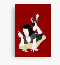 PULP FICTION - WATERCOLOR Canvas Print