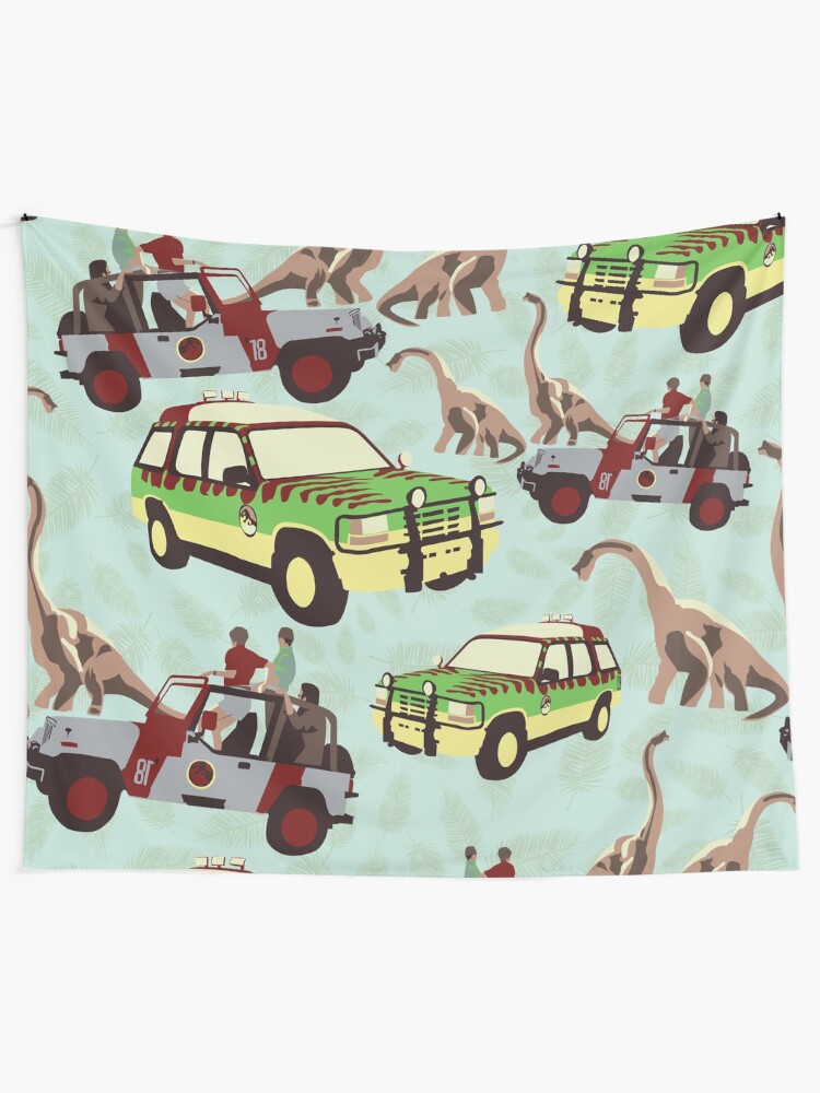 Alternate view of Jurassic Ride Tapestry