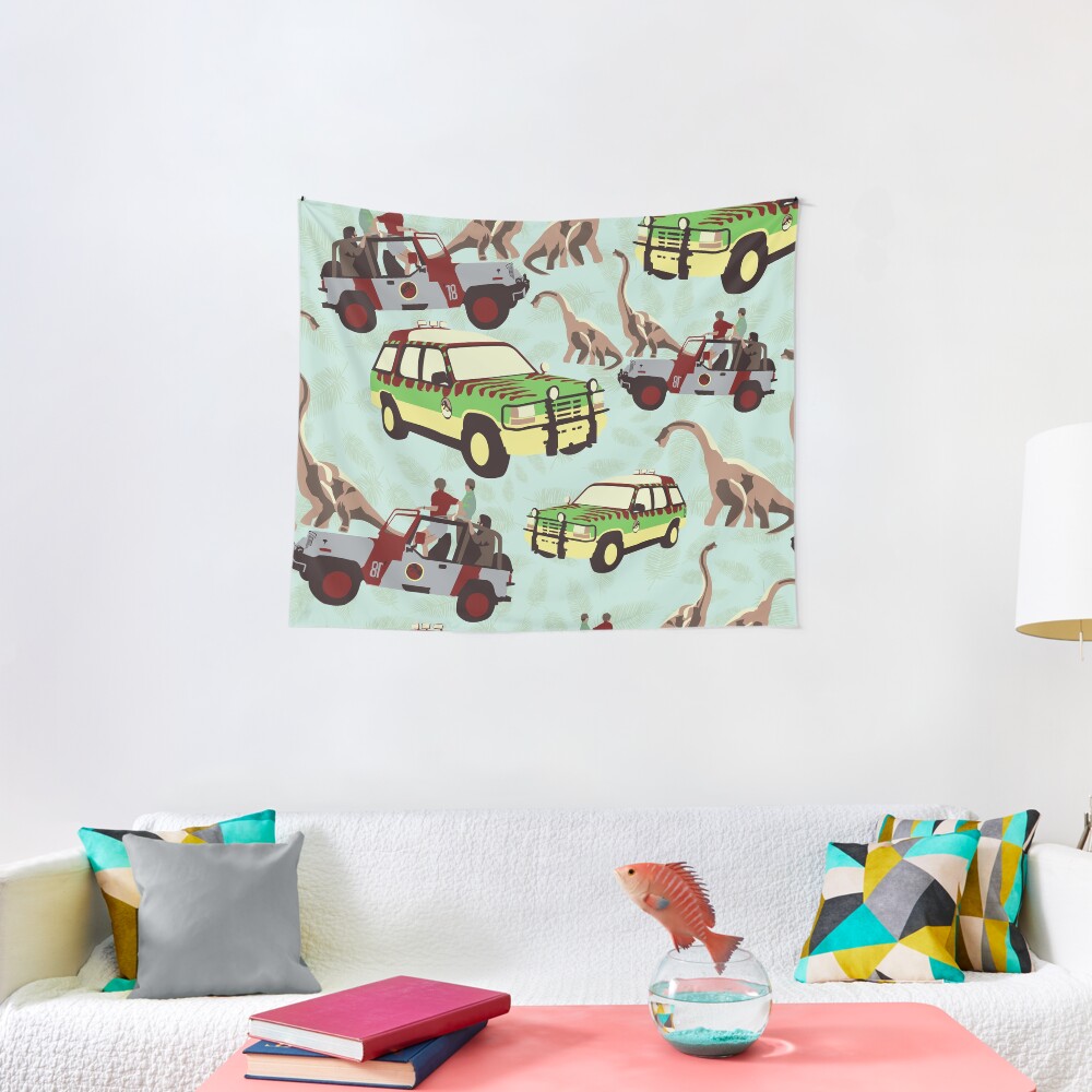Jurassic Ride Tapestry