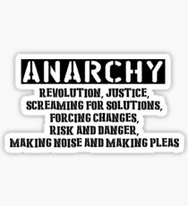 Rent - Anarchy Sticker