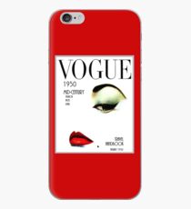 VOGUE : Vintage 1950 Beauty and Makeup Advertising Print iPhone Case