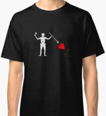Pirate Flag Captain Blackbeard, Edward Teach Buccaneer Tee Classic T-Shirt