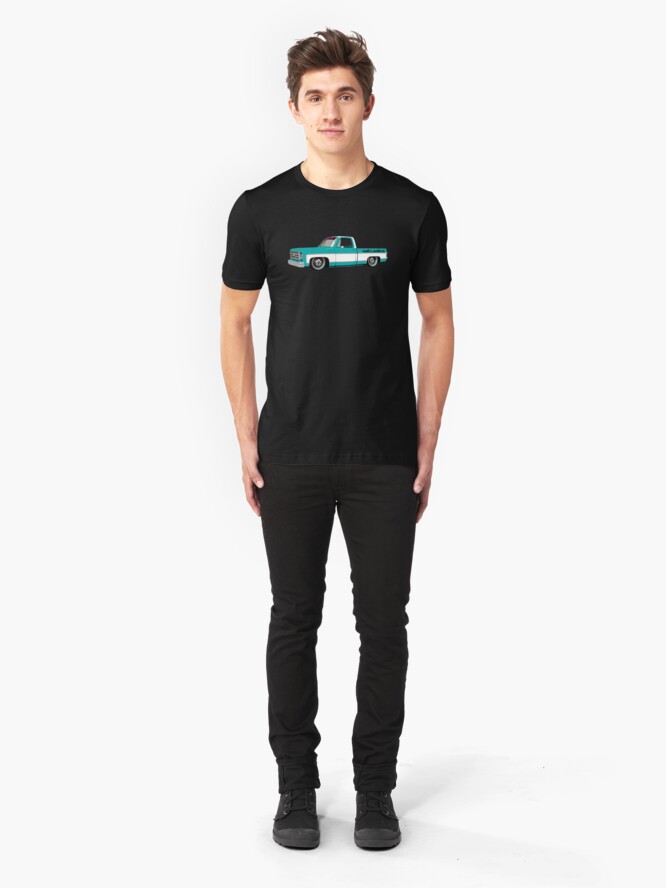 Alternate view of Shift Shirts Slammed Square - SQUAREBODY Inspired Slim Fit T-Shirt