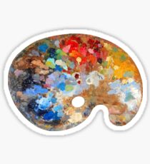 Paint Pallet Sticker