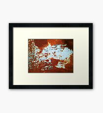 Rust 8 Framed Print
