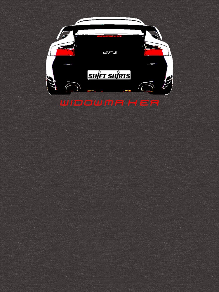 Shift Shirts Black Widow – Porsche 911 996 GT2 Inspired Unisex T-Shirt by ShiftShirts