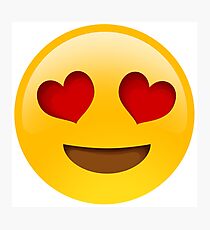 Love Emoji Photographic Print
