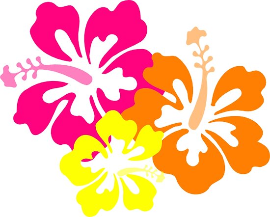 Póster «Flores hawaianas» de partyhype | Redbubble