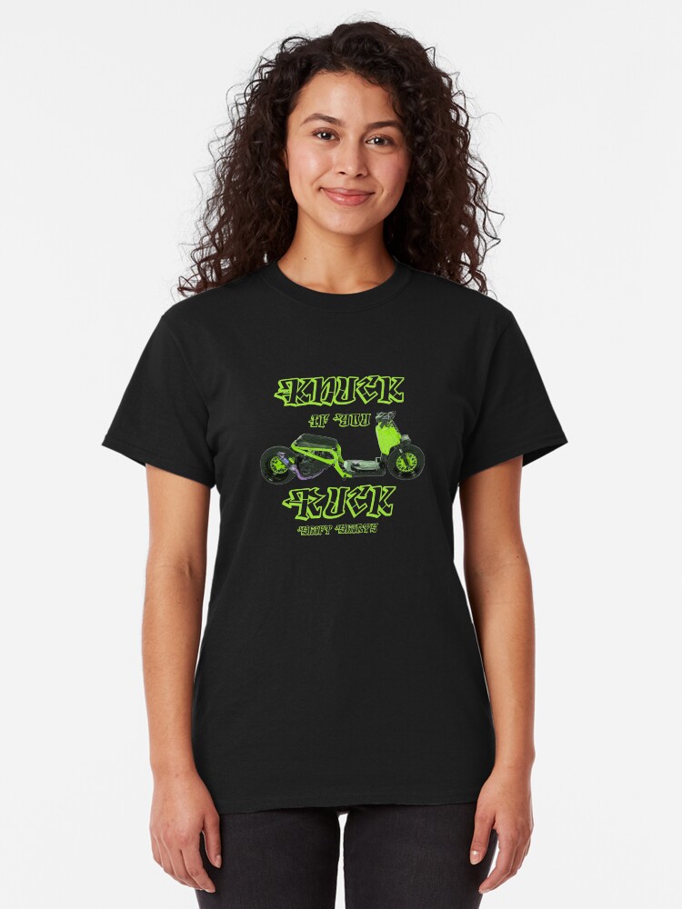 Alternate view of Shift Shirts Knuck If You Ruck – Ruckus Inspired Classic T-Shirt