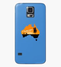 Sunset Australian Map Case/Skin for Samsung Galaxy