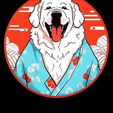 Great Pyrenees Dog Christmas Sticker for Sale by Artwoof