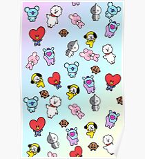 Póster Bt21 Collage