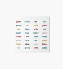 Stroop Focus Test Art Board