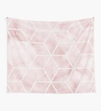 Sivec Rosa Marmor Geometrie Wandbehang