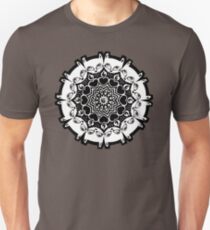 Camiseta unisex Mizzledala - mandala de gato