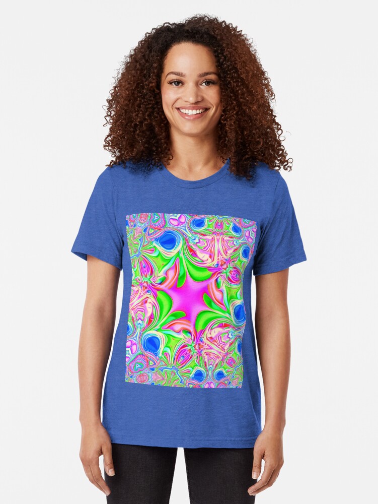 Alternate view of Colors, funky, funky! Tri-blend T-Shirt