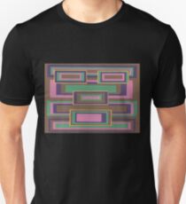I Hit Big (Facemadics abstract face colorful contemporary) Slim Fit T-Shirt