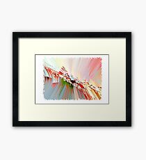 Abstract pastel design Framed Print