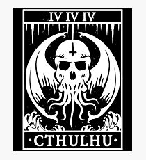 CTHULHU - TAROT CARD - LOVECRAFT Photographic Print