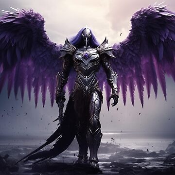 "Amethyst Angel of The Apocalypse" Sticker for Sale by Jades-Corner