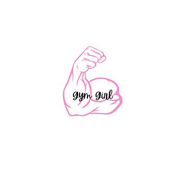 Pink Gym Equipment Stickers for Sale