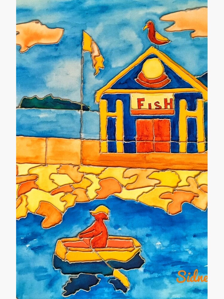 CUTE ROWING FUNNY QUOTE OCEAN ART by nicolafurlong