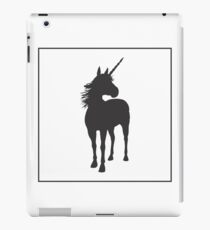 black unicorn iPad Case/Skin