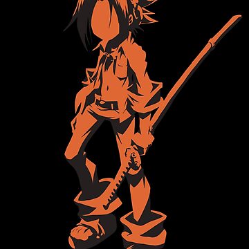 SK2 Shaman king anime manga main characters yoh asakura holding