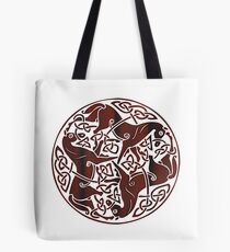 Celtic Horse Circle Tote Bag