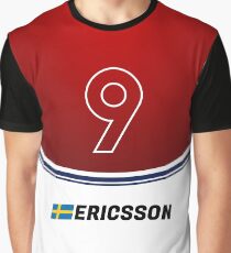 F1 2018 - # 9 Ericsson Grafik T-Shirt