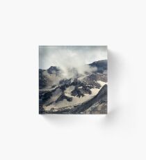 Mount St Helens lava dome closeup Acrylic Block