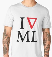 I love machine learning Men's Premium T-Shirt