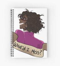What'd i miss? Spiral Notebook