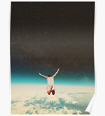 Falling with a hidden smile Poster