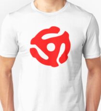 Red 45 Vinyl Record Symbol Unisex T-Shirt