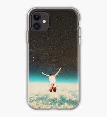 Falling with a hidden smile iPhone Case