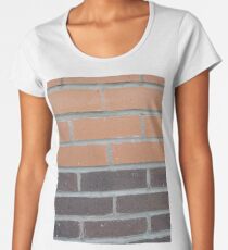 Brickwork, New York, Manhattan, Brooklyn, New York City, architecture, street, building, tree, car,   Women's Premium T-Shirt