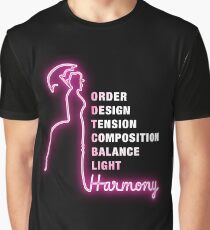 Order. Design. Tension. Composition. Balance. Light. Harmony. Graphic T-Shirt