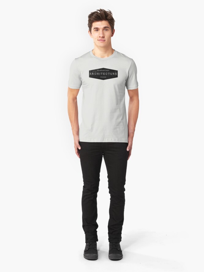 Alternate view of Architecture - Guaranteed Fresh! Slim Fit T-Shirt