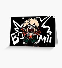 My Hero Academia: Katsuki Bakugo - BOOOM!! Greeting Card