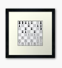 Chess board Framed Print