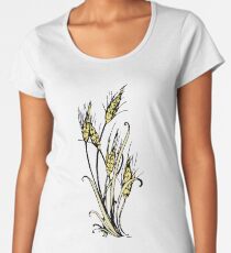 Ears of ripened wheat Women's Premium T-Shirt