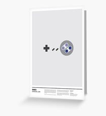SNES Greeting Card